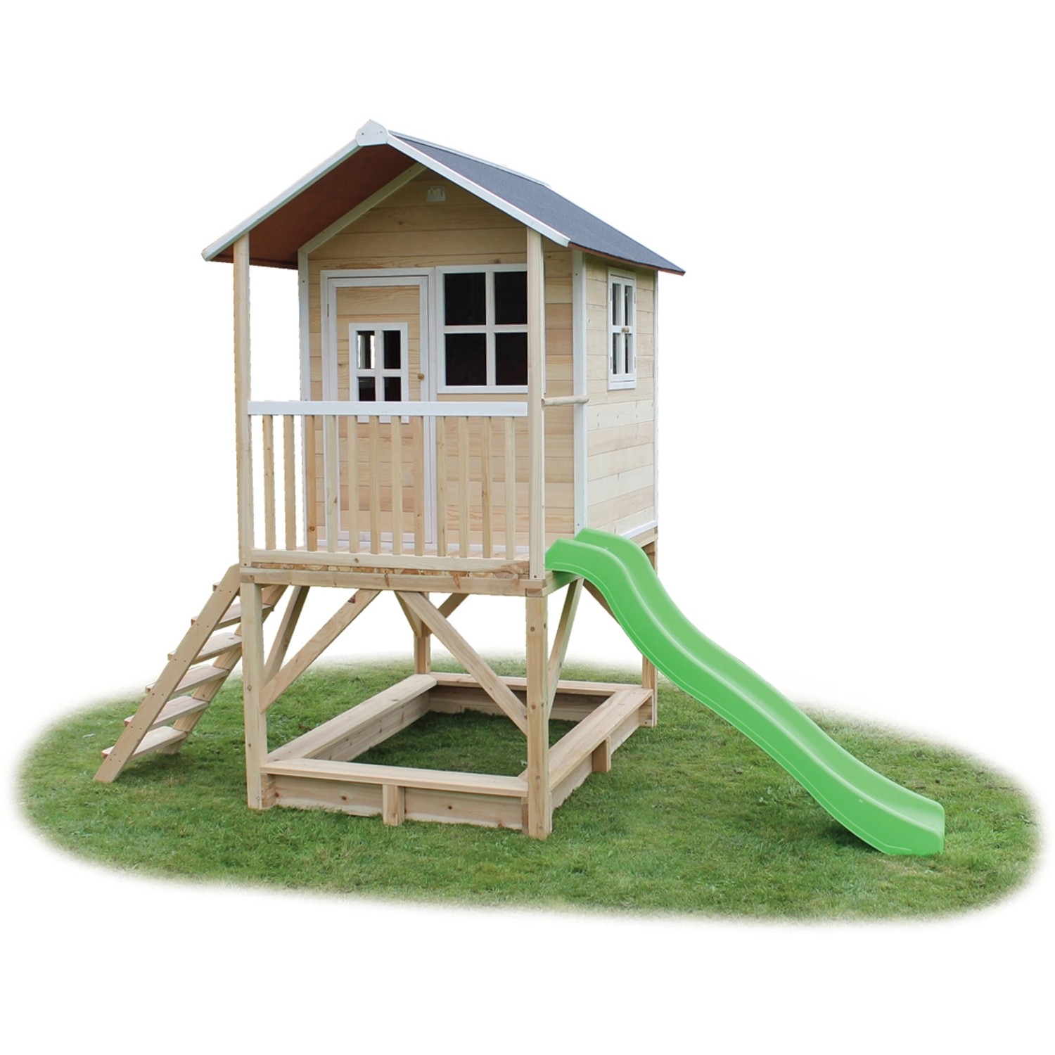 EXIT Loft 500 Holzspielhaus - naturel