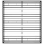 Schwarzes Metall Bettgestell 180x200 cm mit Lattenrost für Schlafzimmer.