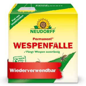 Neudorff Wespenfalle Permanent, 1 Stück, wiederverwendbar und insektizidfrei.