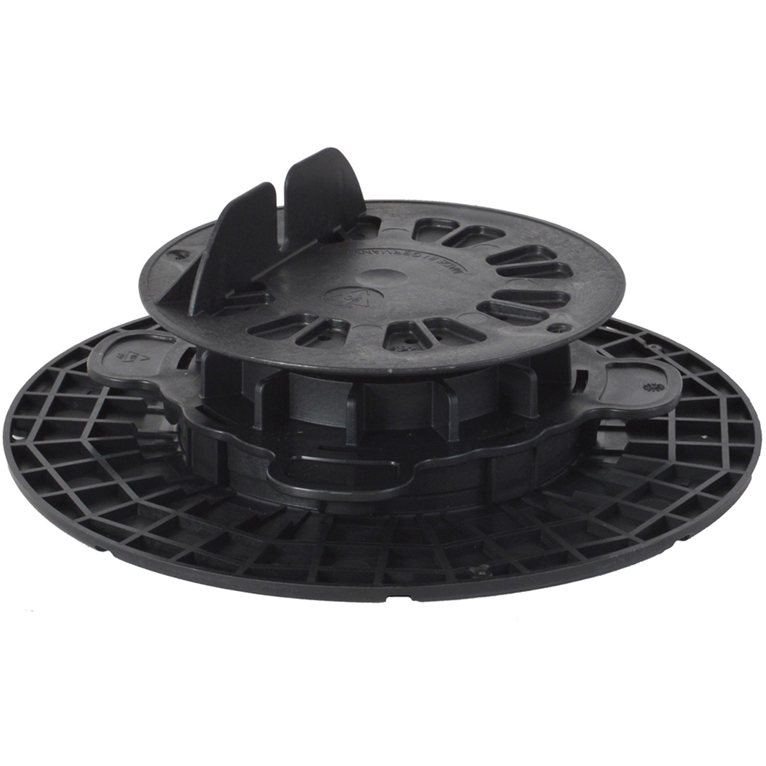 GS Terrassen Stelzlager 40-70 mm mit Balkenaufnahme justierbar