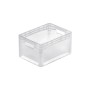 Transparente Eurobox LightLine, 24 Liter, mit offenem Griff. Ideal zur Aufbewahrung und für den Transport.