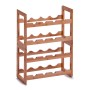 Stapelbares Weinregal aus Bambus für 8 Flaschen, naturfarben, von Zeller.