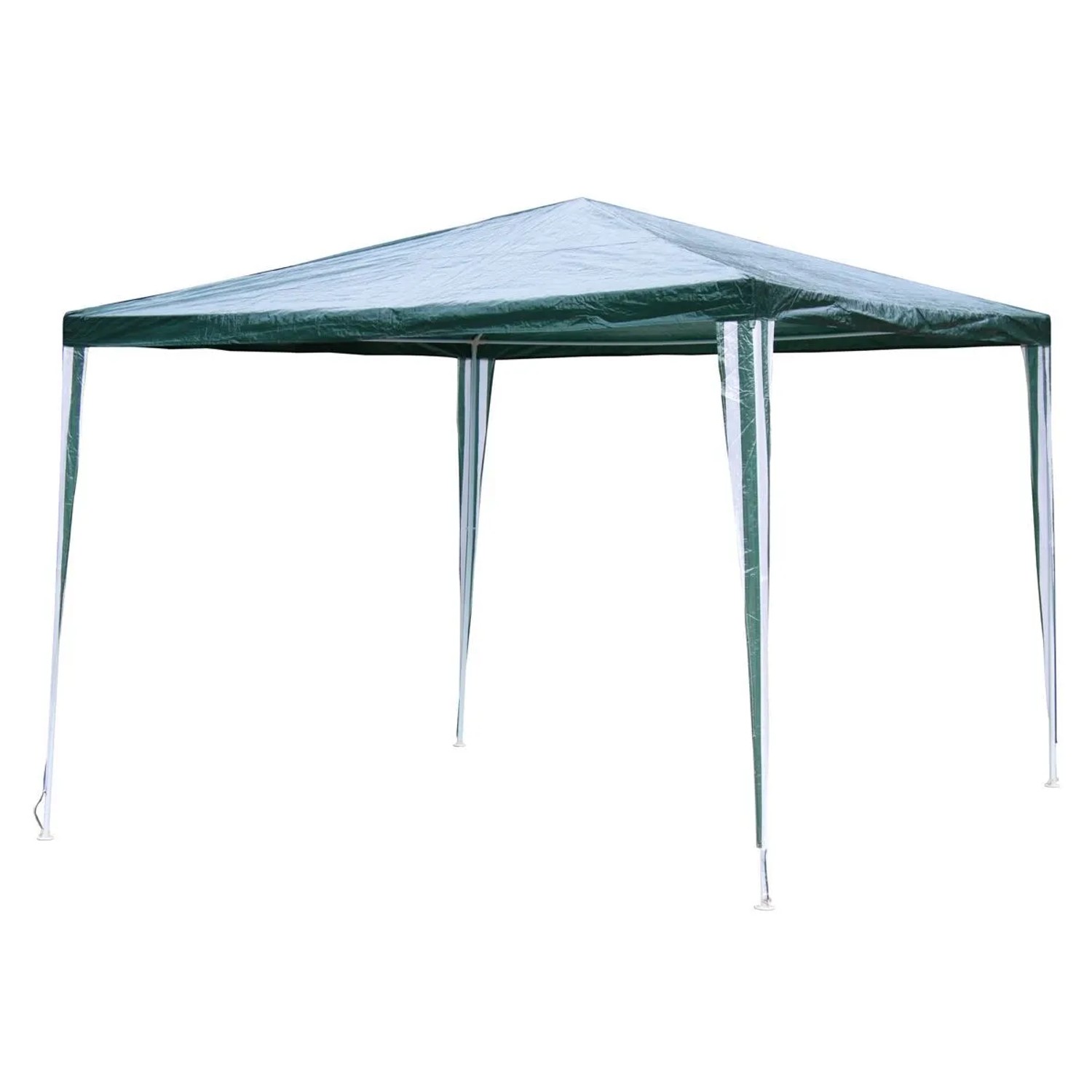 Lex Pavillon 3x3 m Gartenpavillon Gartenzelt Partyzelt Partypavillon Partyzelt Grün Weiß