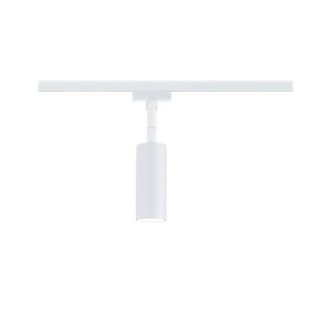 Paulmann URail LED-Spot Tubo, signalweiß, dimmbar, für Schienensysteme, warmweißes Licht.