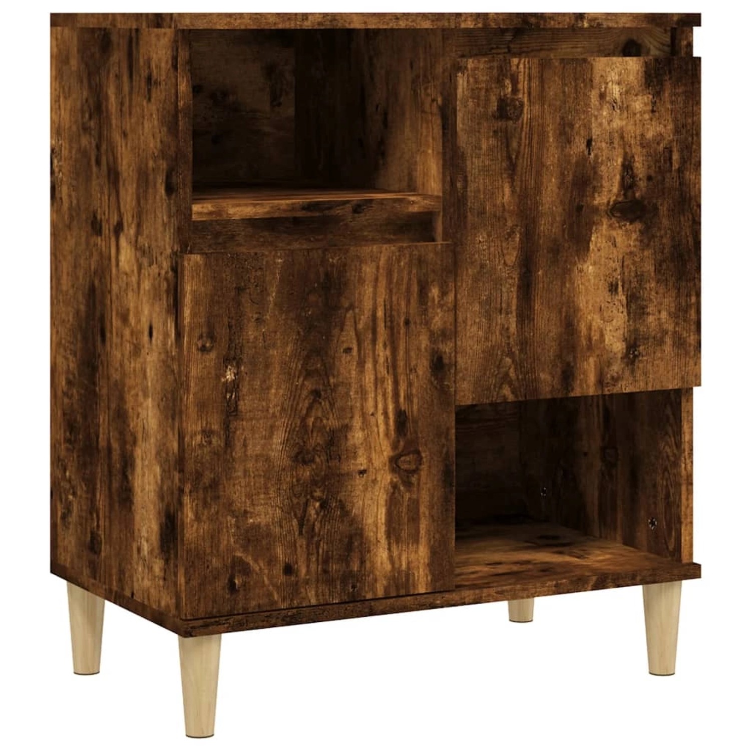 vidaXL Sideboard Räuchereiche 60x35x70 cm Holzwerkstoff 821145