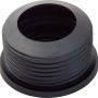Schwarzer HT-Gumminippel 32/40 mm für Siphon- und Rohrverbindungen.