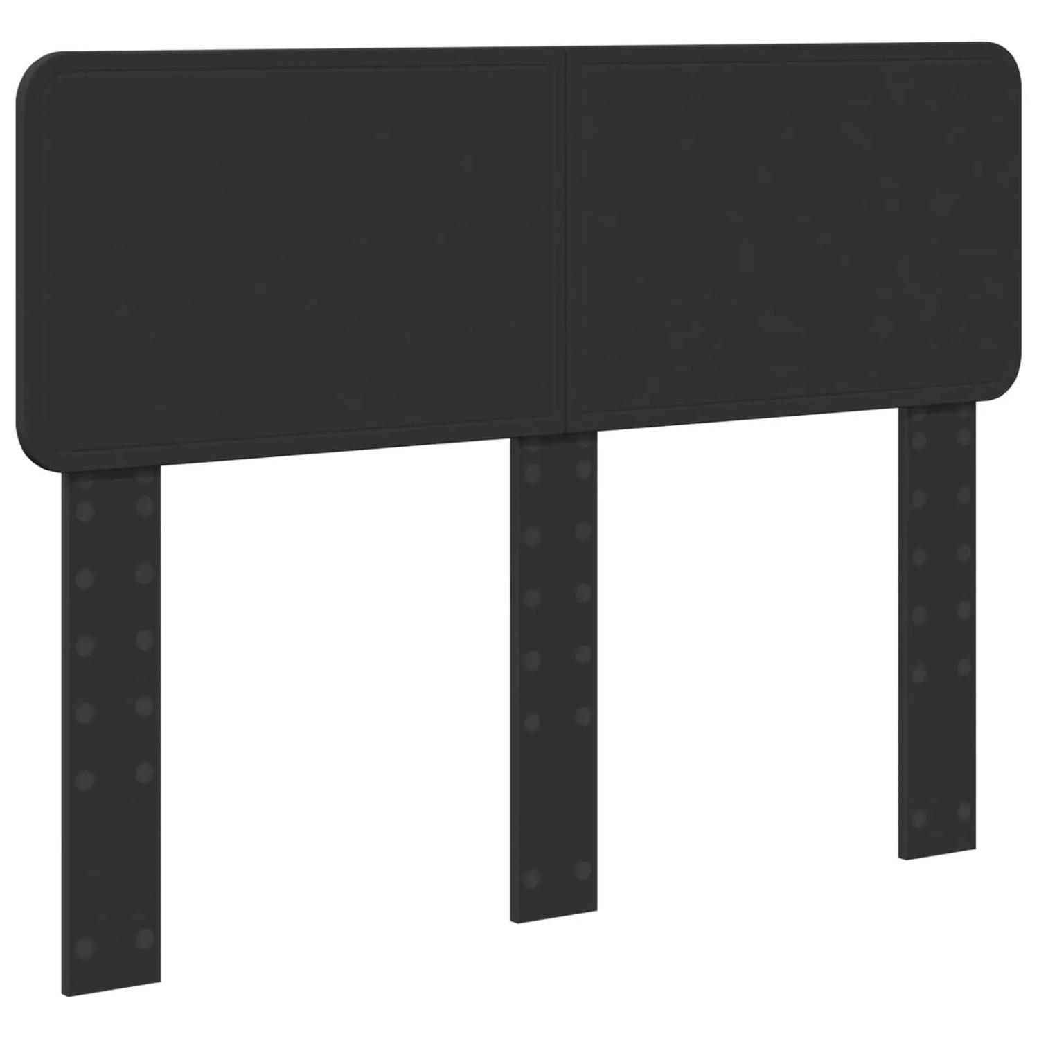 vidaXL Kopfteil mit Kopfteil Schwarz Eichen-Optik 120 cm Holzwerkstoff 888562