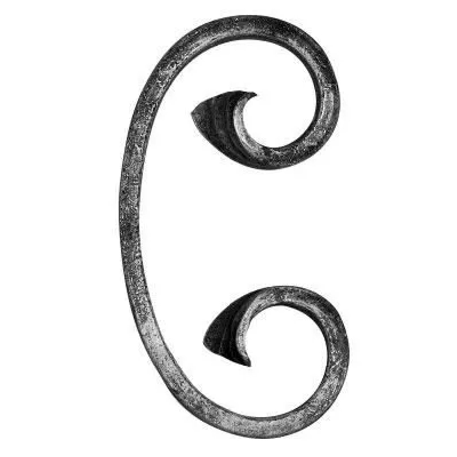 FeNau C-Schnecke Maße 60x120 mm Material 12x6 mm Stahl S235JR Roh