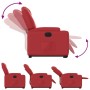 vidaXL Relaxsessel mit Aufstehhilfe Elektrisch Rot Kunstleder 3204449_7