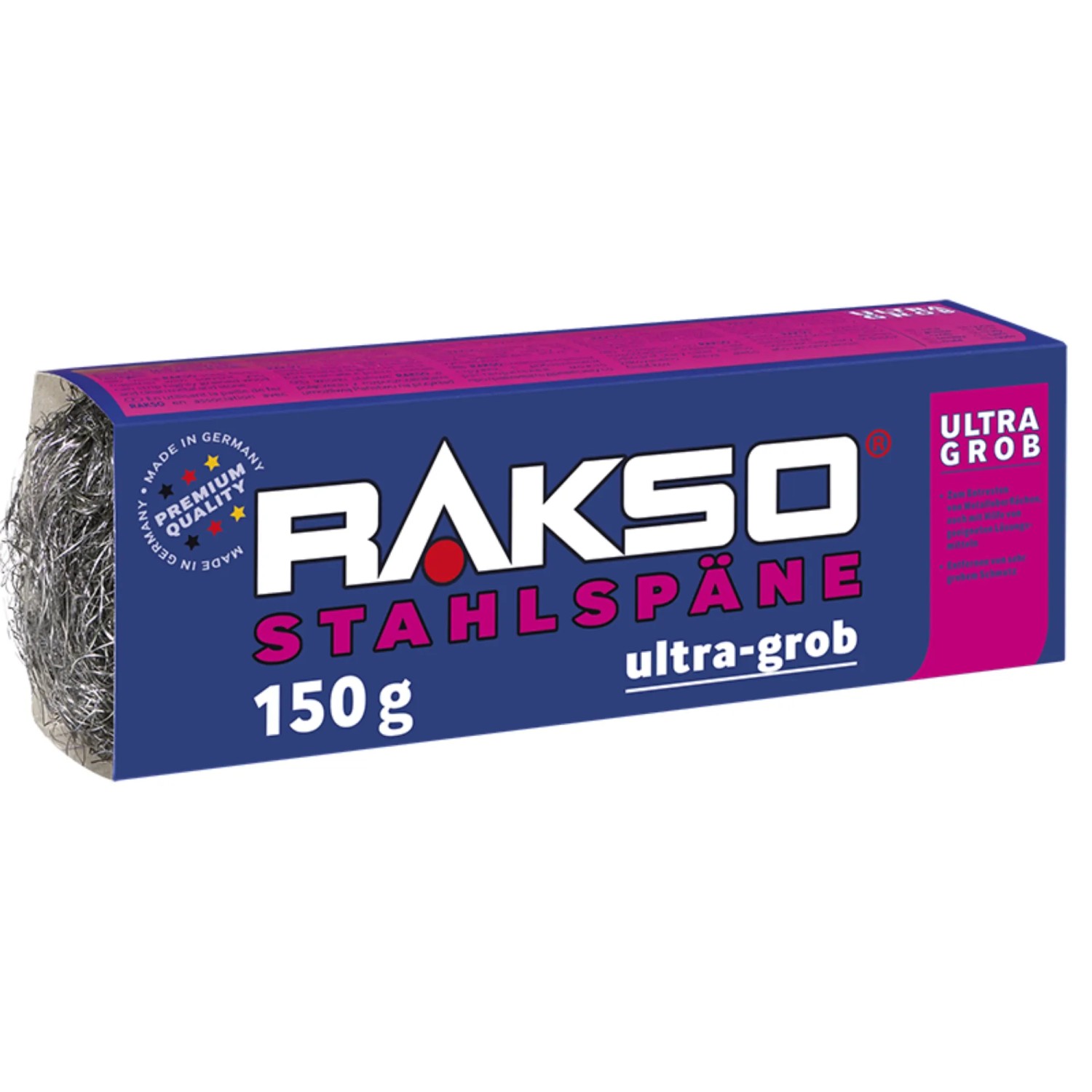 RAKSO Stahlspäne Banderole Sorte Ultra-Grob 1 x 200g