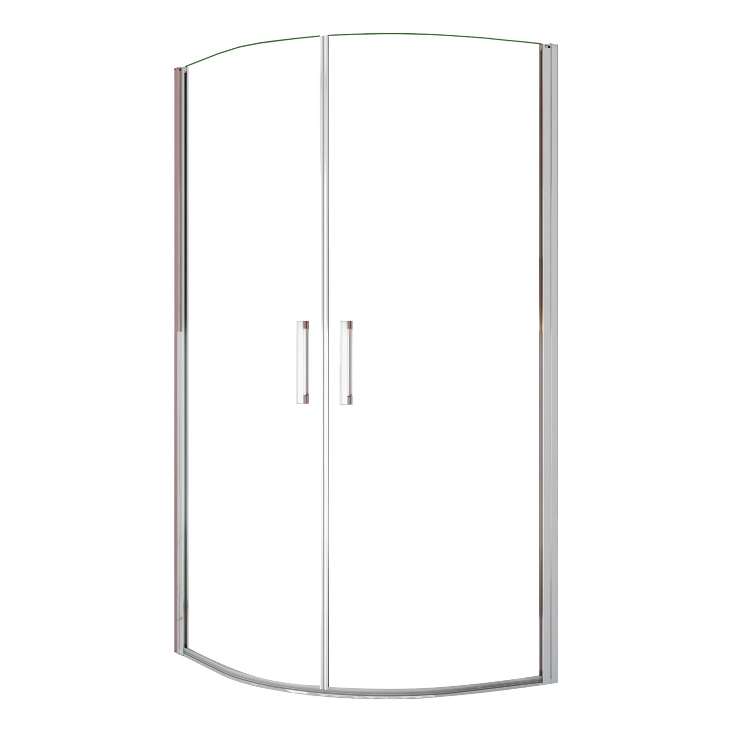 AICA Runddusche 80x80x195cm Drehtür Dusche Viertelkreis Duschkabine 6mm NAN günstig online kaufen
