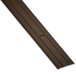 SOTECH Übergangsprofil Cross 1000 x 37 x 2,5 mm Gelocht Aus Aluminium Bronze Eloxiert