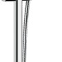 Hansgrohe Crometta Brauseset mit Brausestange, Handbrause in Weiß/Chrom.