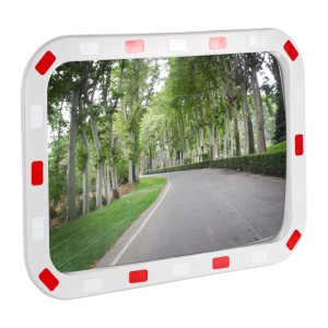 Wiltec Verkehrsspiegel 50X70Cm Sicherheitsspiegel Überwachungsspiegel Konvex