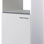 Flex-Well Exclusiv Demi-Geräteumbauschrank Joelina, 60 cm, Weiß, für Einbaugeräte in der Küche.