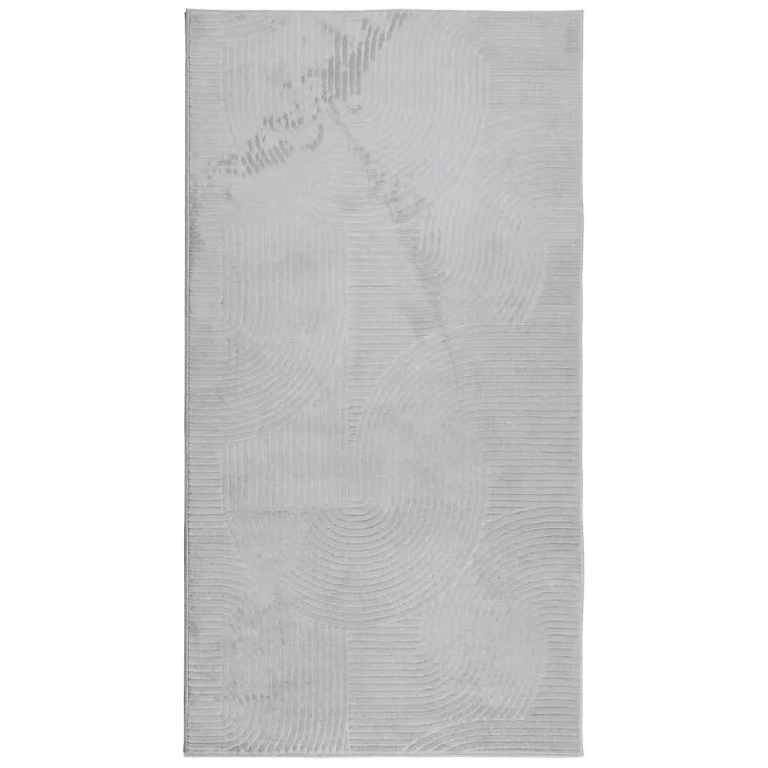 vidaXL Teppich IZA Kurzflor Skandinavischer Look Grau 80x150 cm 375450