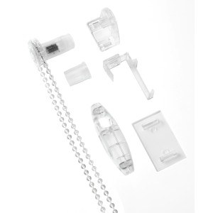 Gardinia Design-Set für EasyFix Rollo Transparent: Umbauset mit Zubehör zur Montage.
