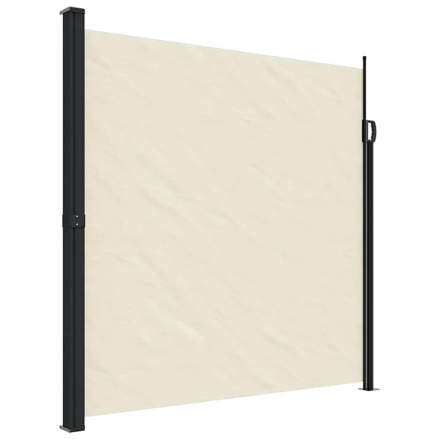 Furnicato Seitenmarkise Ausziehbar Creme 200x500 Cm