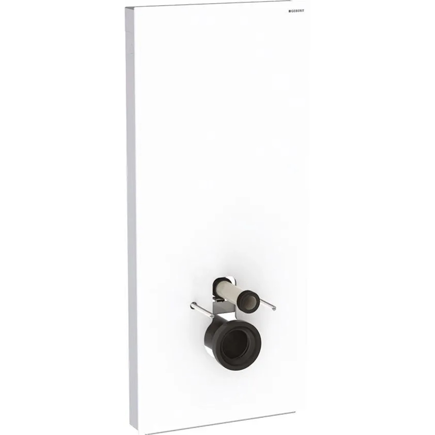 Geberit Sanitärmodul WC-Modul MONOLITH, für Wand-WC Höhe 114CM Glas Weiß