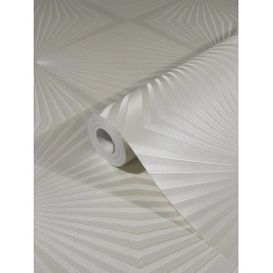 Glööckler Vliestapete Imperial Rauten in Hellbeige, modernes Design für Ihr Zuhause.