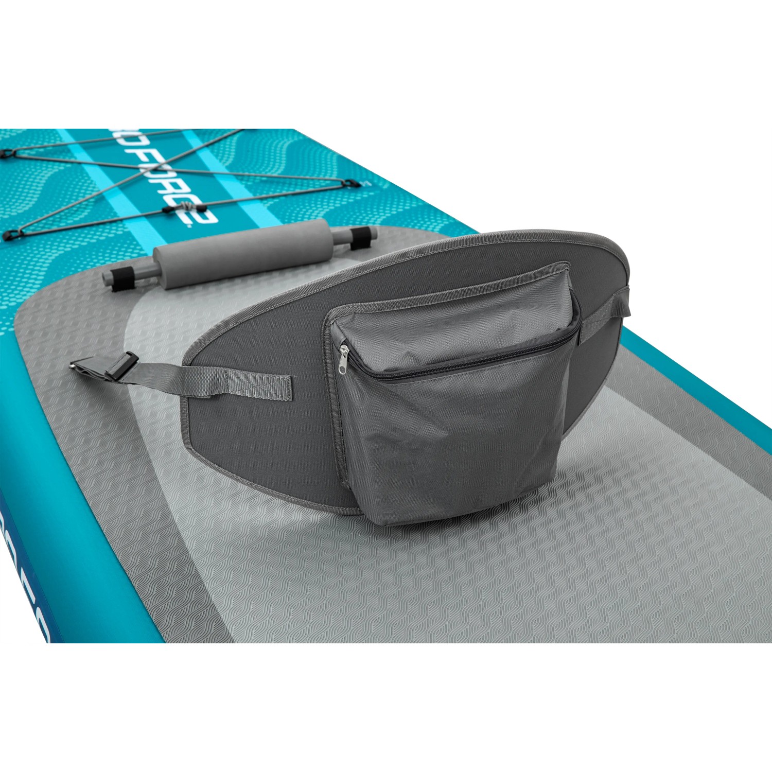 Bestway SUP Board Aqua Drifter: Sitz mit Tasche für Stand Up Paddling Zubehör.