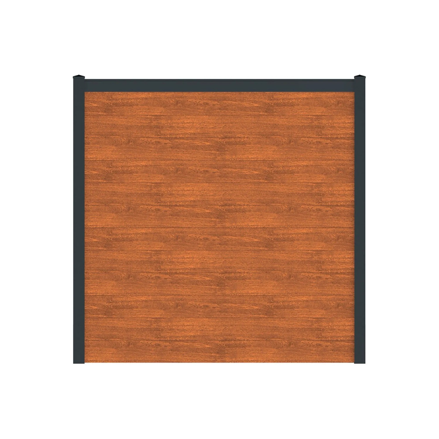 Vidual Sichtschutzzaun Snap 140 zum Aufdübeln 1,8 m x 26,60 m Light Oak