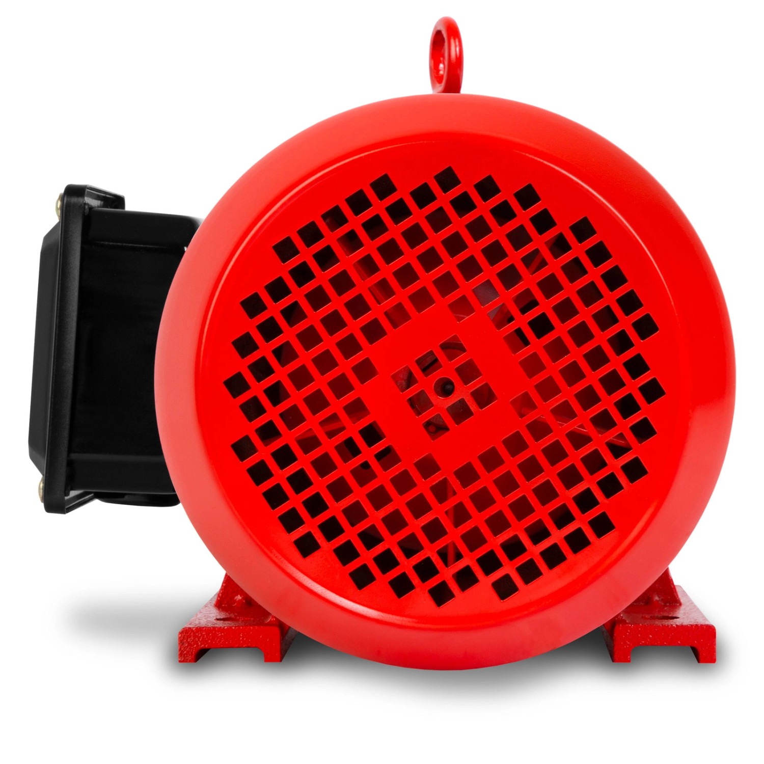 Roter EBERTH Elektromotor 400V, 3kW Leistung, 2890 U/min, für Drehstromanwendungen.