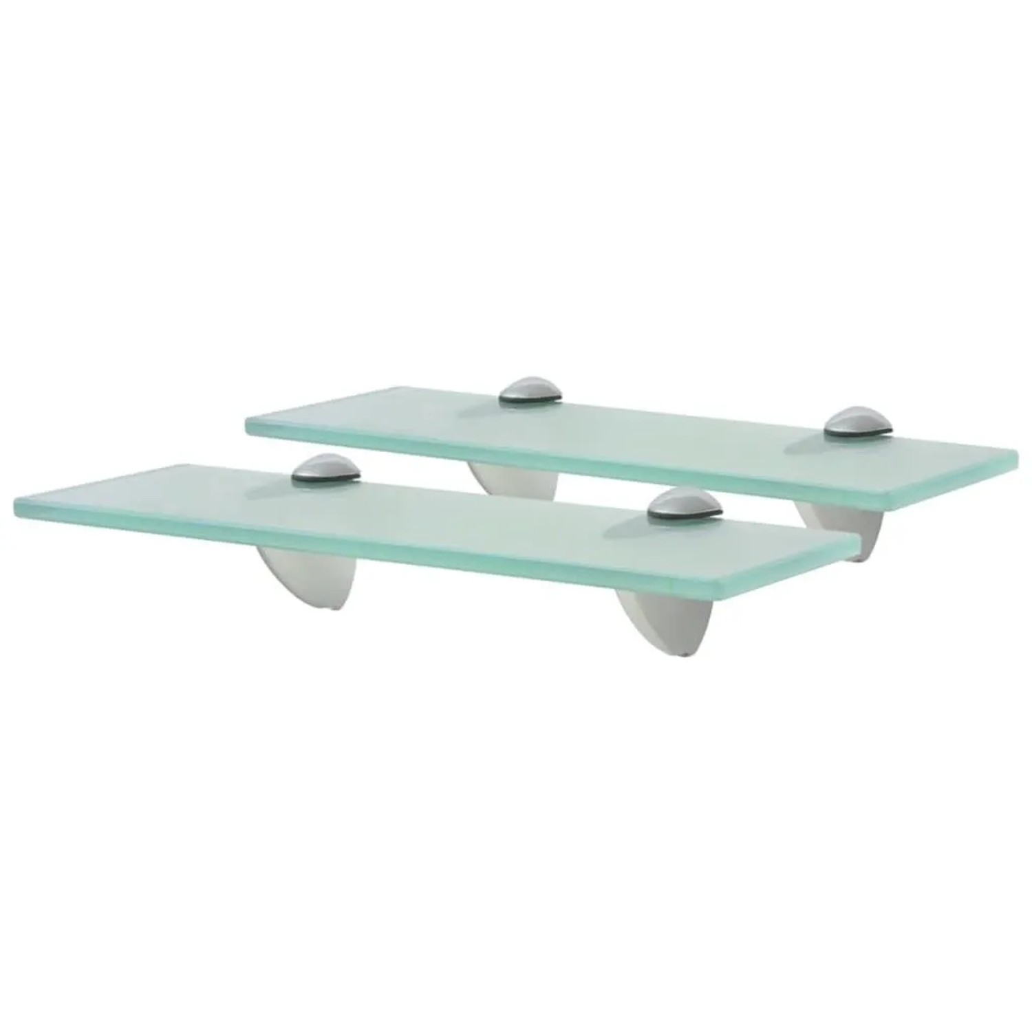 vidaXL Schweberegale 2 Stk Glas 30x20 cm 8 mm 3051518