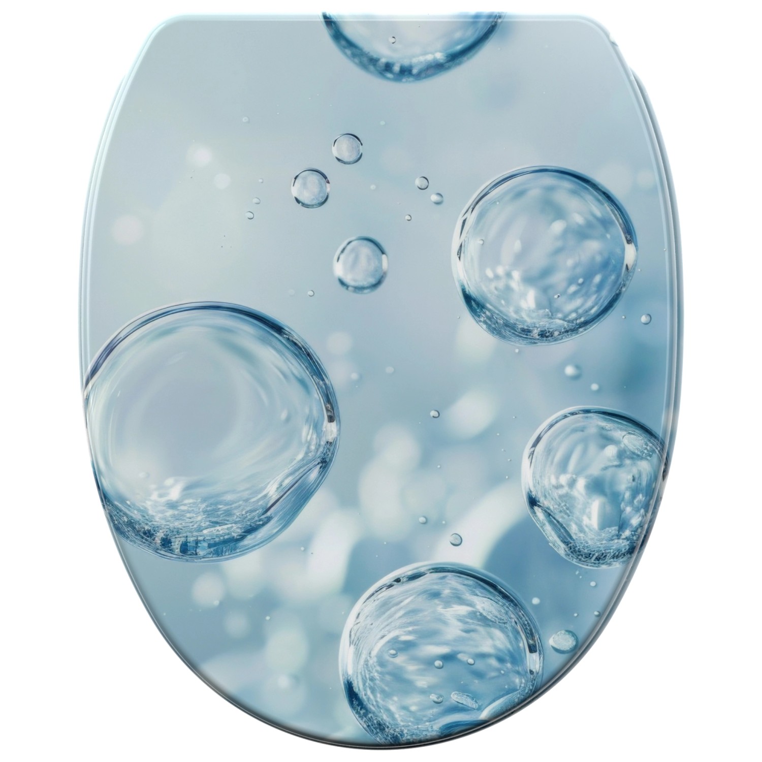 SANILO WC Sitz mit Absenkautomatik Top Fix Bubbles günstig online kaufen