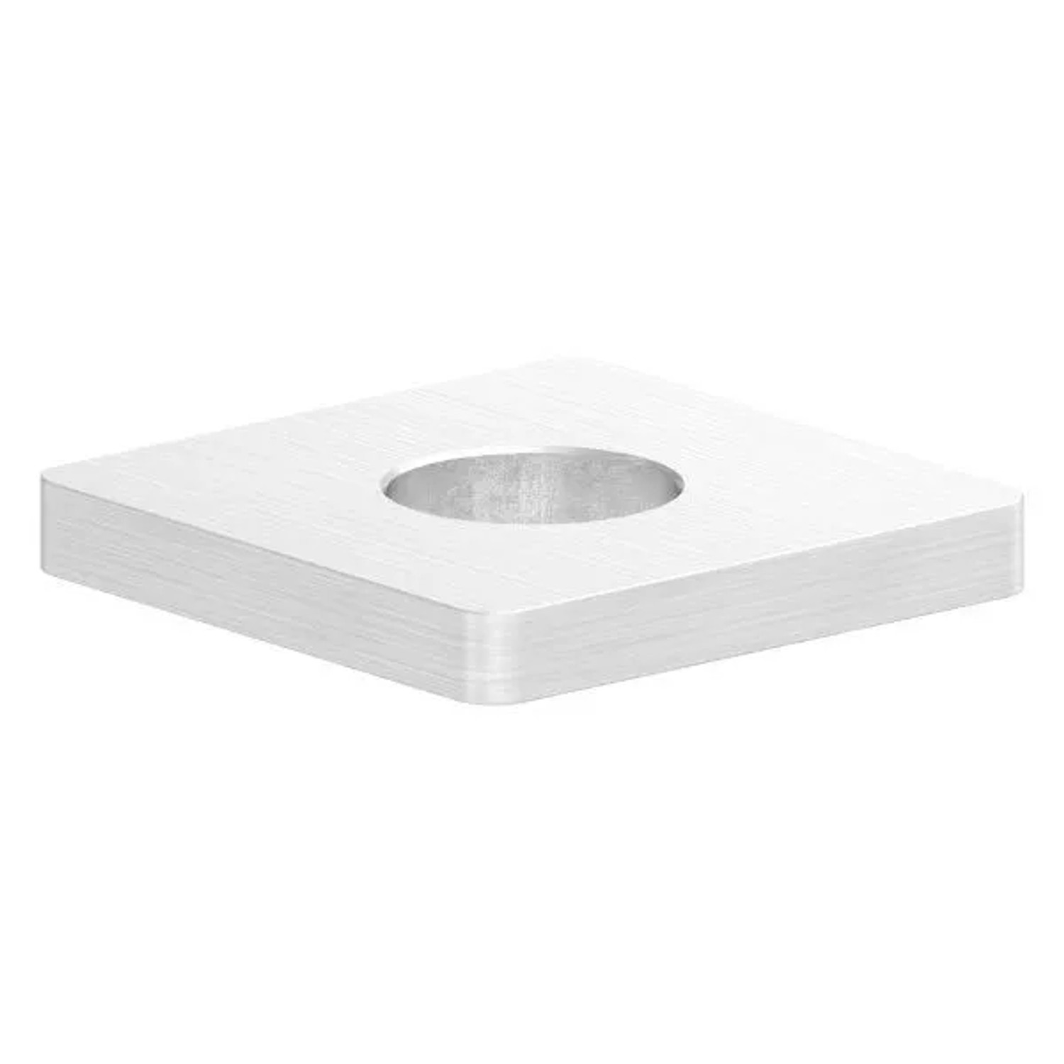 FeNau Einsteckkappe Edelstahl V2A 30 X 30 mm Mit 12,1 mm Bohrung