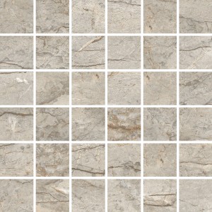 Mosaikfliese Eleganza Oxford Grey, 30x30 cm, Feinsteinzeug mit Steinoptik.