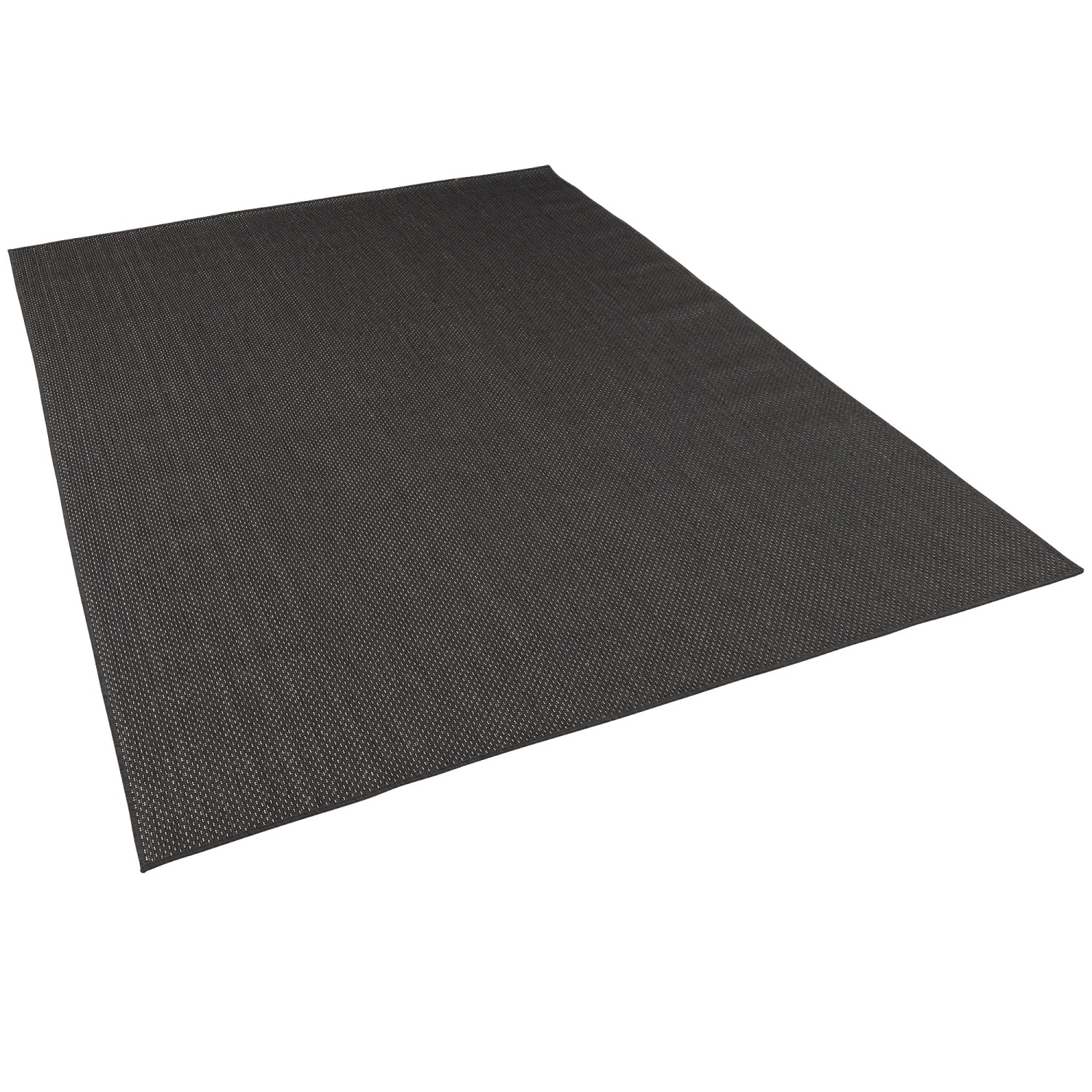 Pergamon In & Outdoor Teppich Flachgewebe Natur Valencia Schwarz Mix 140x20 günstig online kaufen