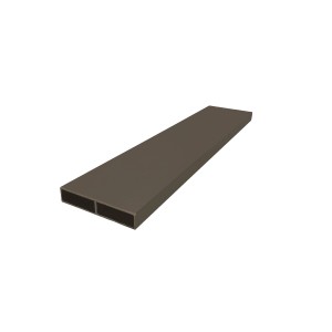 elephant® Alu-Ersatzriegel Color Line, 180cm, braun, für Zaunbau & Sichtschutz.