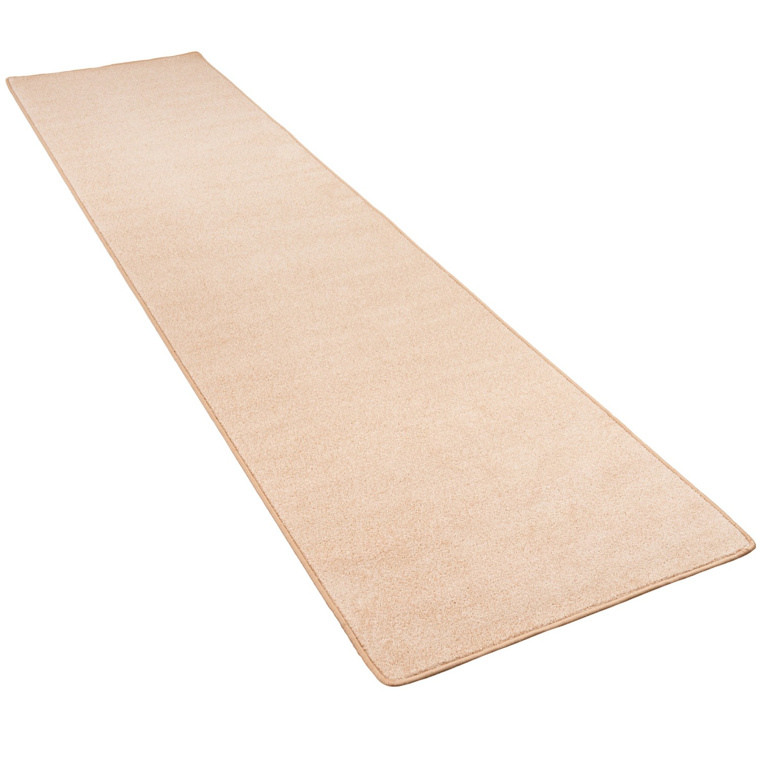 Snapstyle Trend Velours Läufer Teppich Joy Beige 100x300cm günstig online kaufen