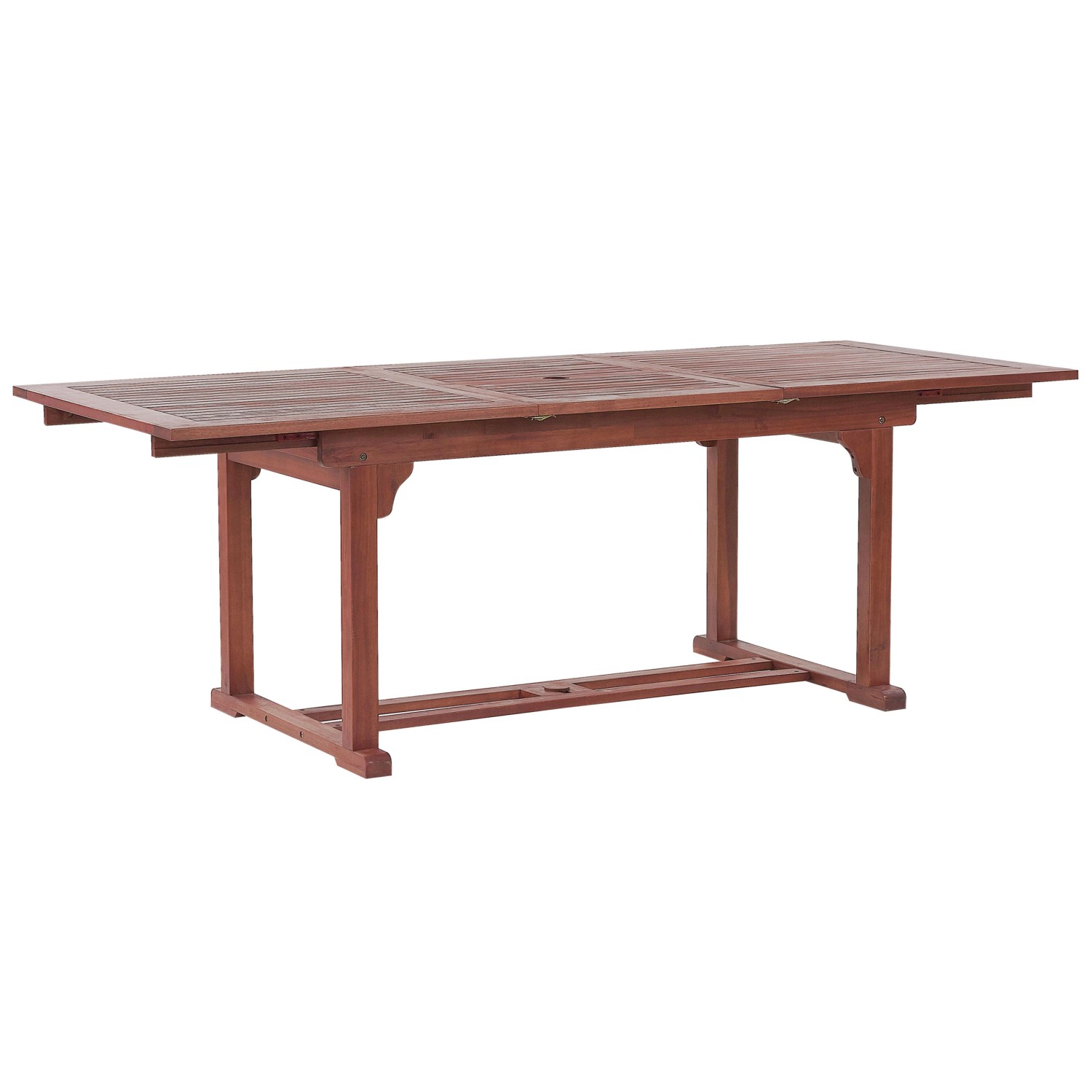 Beliani Gartentisch TOSCANA Dunkelrot 160x90x74 günstig online kaufen