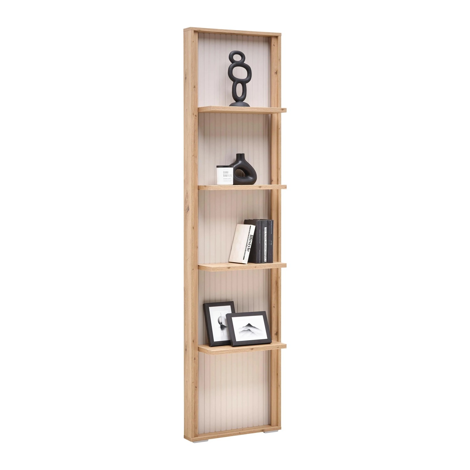 Premium Living Regal Cremona Kaschmir/Eiche Artisan
