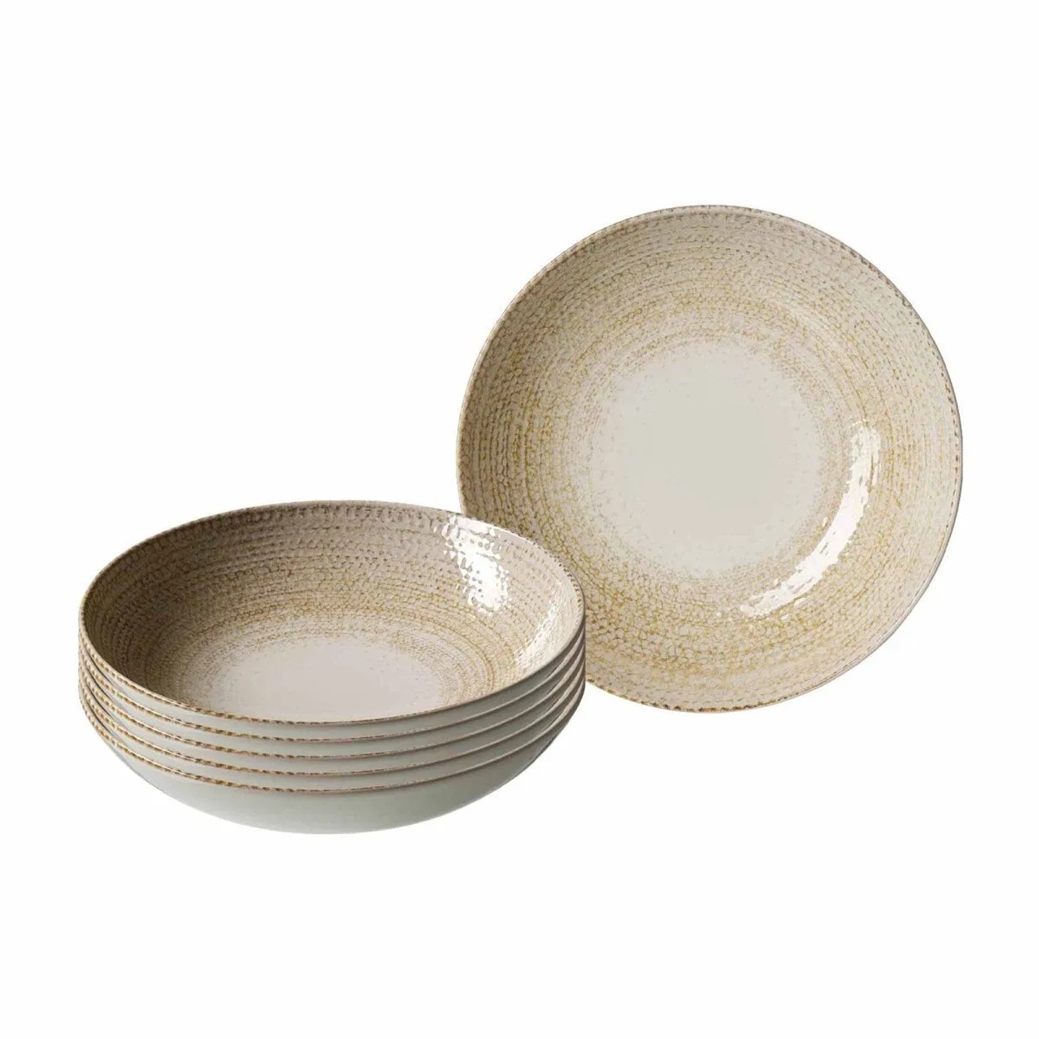 Ritzenhoff & Breker Rimini Suppenteller 21 cm Sand 6er Set