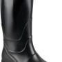 Schwarzer Safety&More Arbeitsstiefel Impuls hoch, Größe 46, aus PVC mit rutschfester Sohle.