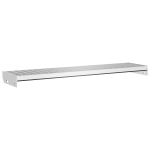 vidaXL Gitterroststufe 100x24x7 cm Verzinkter Stahl 155686