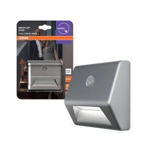 Osram LED-Nachtlicht Nightlux Stair, Treppenbeleuchtung mit Bewegungssensor, 4000 K, IP54.