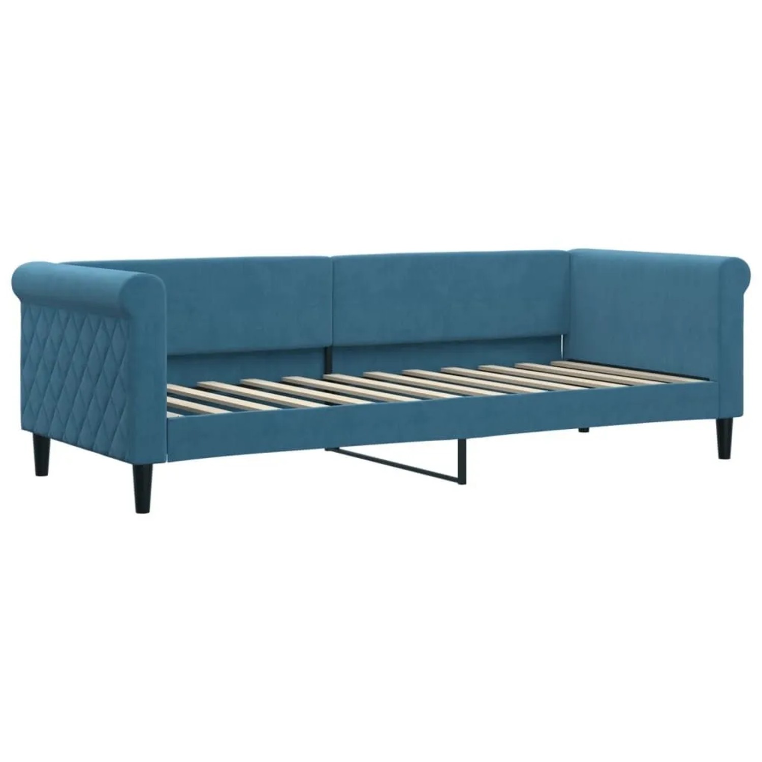 vidaXL Tagesbett Blau 80x200 cm Samt 354236