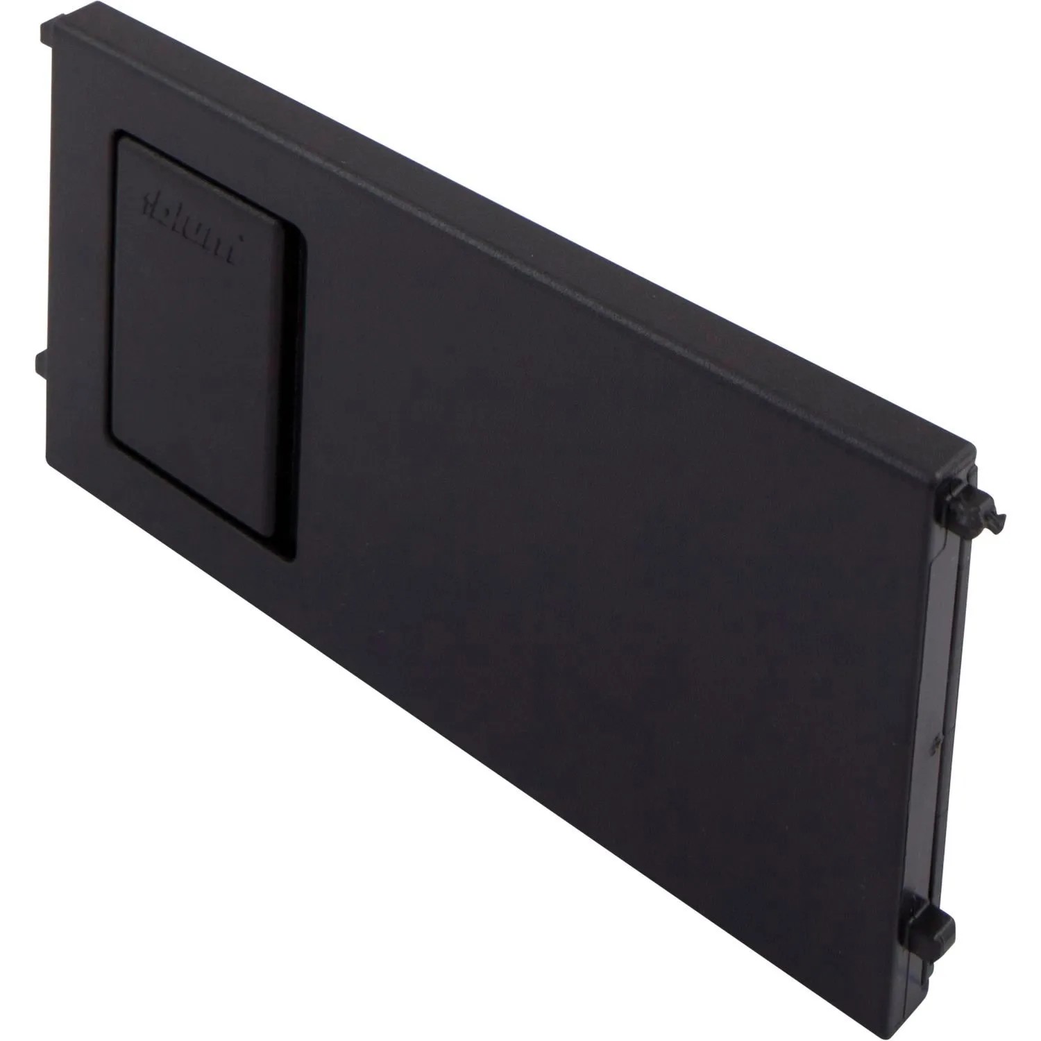 Blum Querteiler Ambia-Line für schmalen Schubkastenrahmen B 100 mm Kunststoff Carbonschwarz