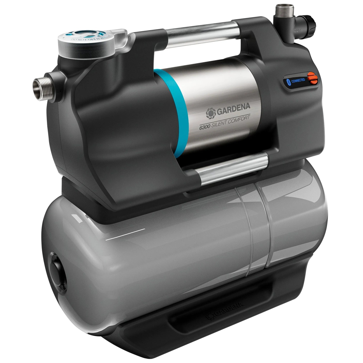 Gardena Hauswasserwerk 6300 SilentComfort LC-Display, Bluetooth
