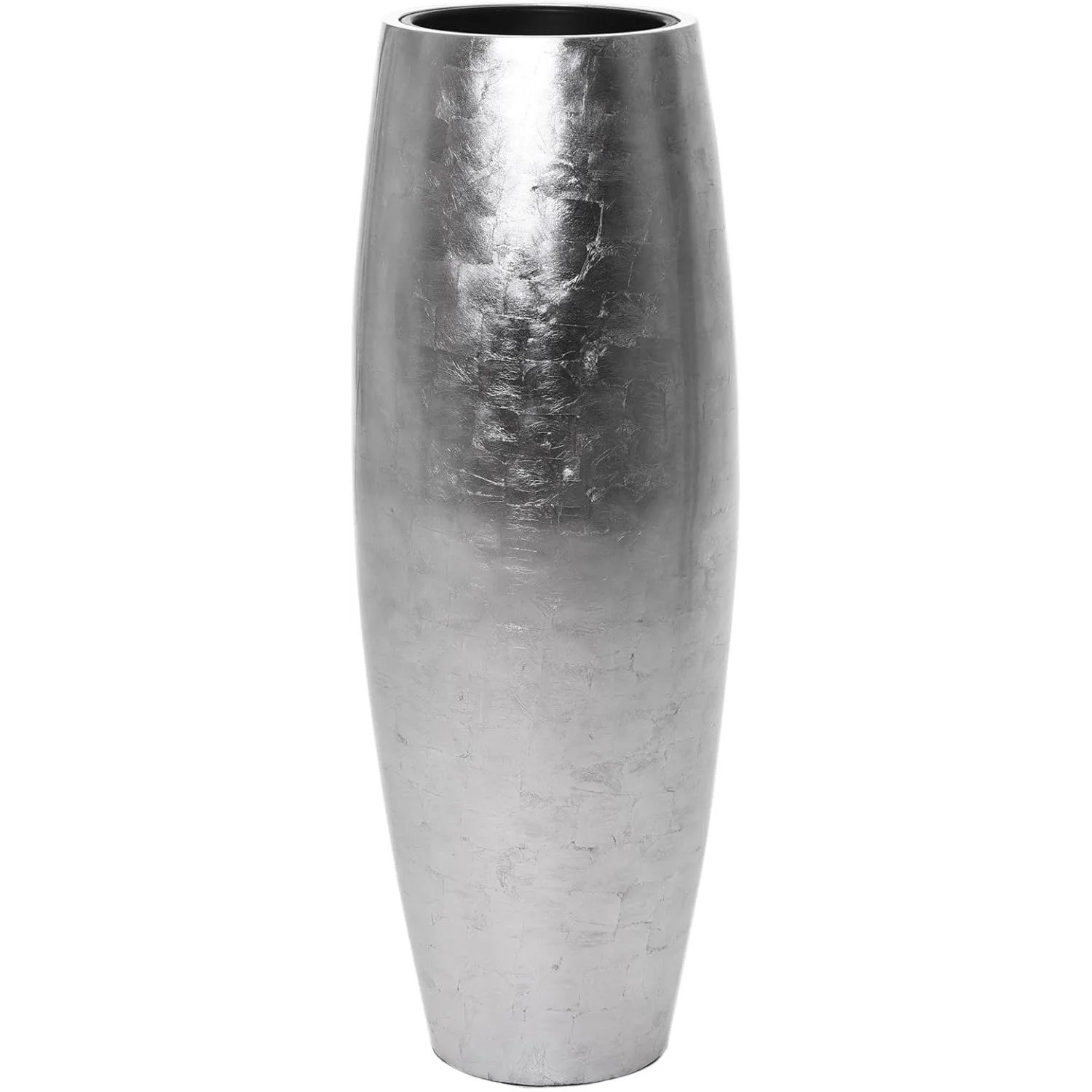 Vivanno Bodenvase Magnum 30 cm x 30 cm x 80 cm Blattsilber