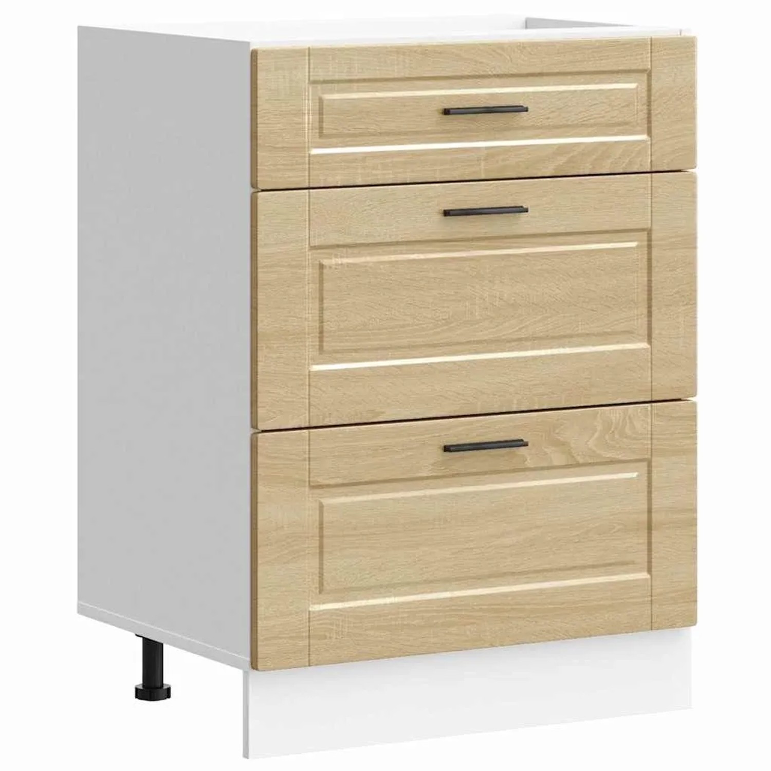 vidaXL Küchenunterschrank Porto Sonoma-Eiche Holzwerkstoff 854262 günstig online kaufen