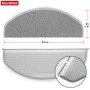 KARAT Stufenmatte London Pro, 15er-Set, halbrunde Form, grau, 25x65 cm. Treppenschutz für mehr Sicherheit.