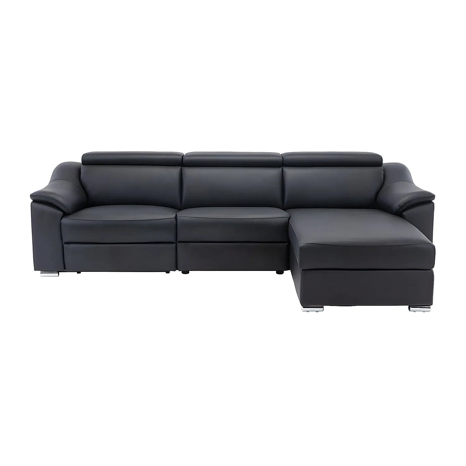 Vente-unique Relaxsofa Pedrera Schwarz 284 cm
