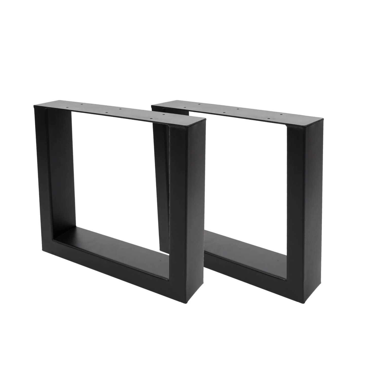MCW 2er-Set Tischbein H33  Industrial 37x40cm Schwarz