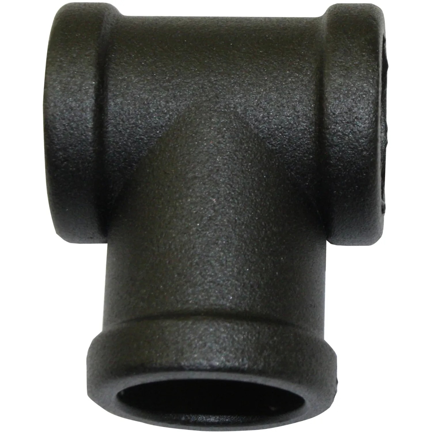 Gardinia T-Stück Industrial Home, Ø 25 mm, schwarz, für Stilgarnituren.