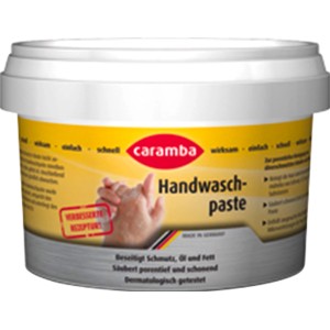 Caramba Handwaschpaste 500ml im weißen Eimer. Reinigt stark verschmutzte Hände.